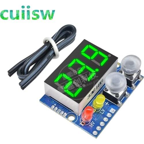 DC 0-100V LED Digital Voltmeter Buzzer Alarm Battery Indicator 5V 12V 24V Voltage Meter Tester Power Supply Over Charge Monitor