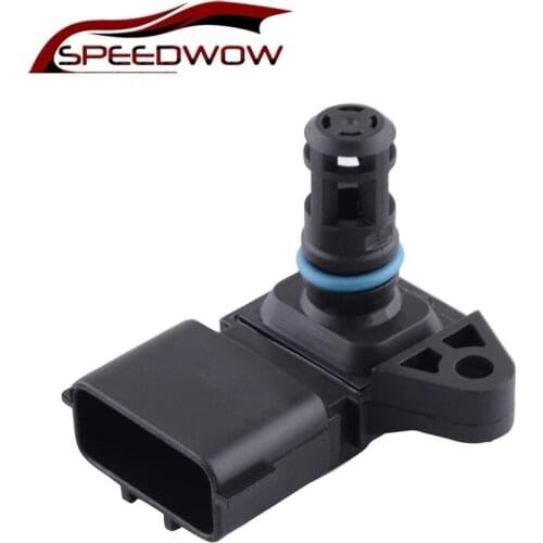 SPEEDWOW 4Bar MAP Sensor Intake Air Boost Pressure Manifold Absolute For Renault Peugeot KIA Hyundai Citroen 5WK96841 2045431