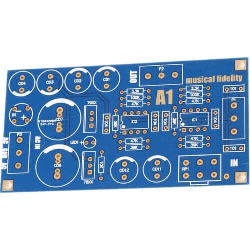 GC version dual channel LM1875 power amplifier PCB board empty board DIY amplifier accessories