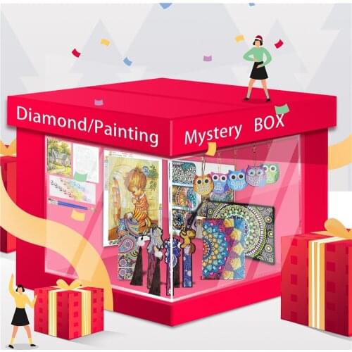 NEW 1 Package of 3 Gifts,May Include Diamond Paintings,diamond keychain ,other Tools and Other Diamond Painting Accessories