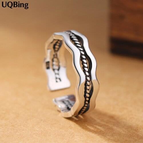 Free Shipping Wholesale 925 Sterling Silver Retro Rings For Women Jewelry Beautiful Finger Rings For Party Birthday Gift