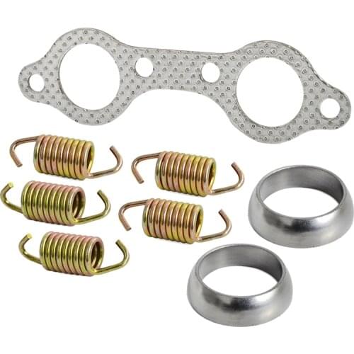 Exhaust Pipe Gasket Spring Kit Exhaust Pipe Repair and Reconstruction Kit for Polaris Sportsman 600 700 3610047