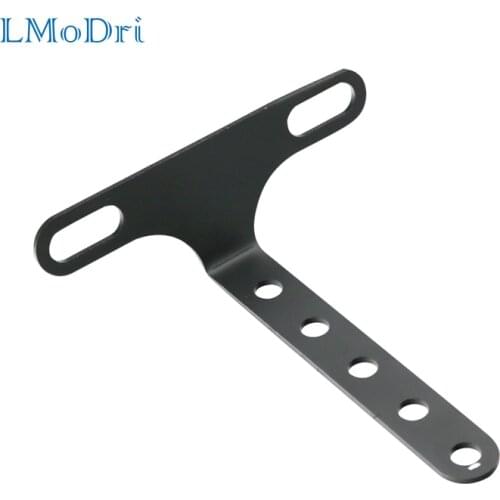LMoDri Motorcycle Black Headlight Bracket Adjustable Holder For Harley Sportster Dyna