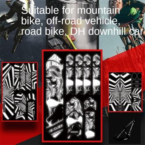 NEW 3D Road Bicycle Paster Scratch-Resistant Protector MTB Bike Best Glue Removeable Stickers Anti-Skid Push Guard Frame Cover
