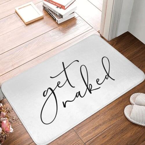 Get Naked Doormat Carpet Mat Rug Polyester Anti-slip Floor Decor Bath Bathroom Kitchen Living Room Balcony Hallway Bedroom 40*60