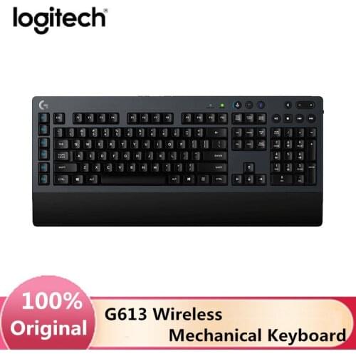 Original Logitech G613 LIGHTSPEED Wireless Mechanical Keyboard 2.4GHz Bluetooth 6 Programmable G Keys Gaming Keyboard