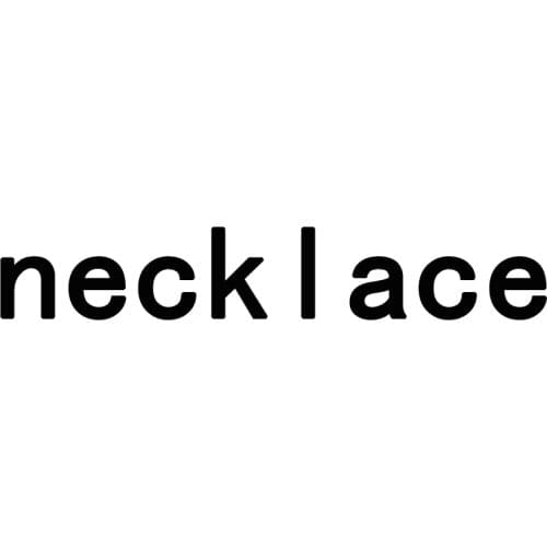 Fashion new men and women with the same street hip hop titanium steel couple wild necklace hot sale