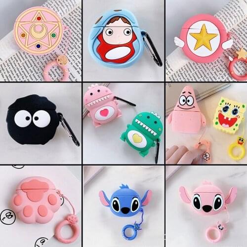 Applicable Apple AirPods2 Wireless Bluetooth Headset Case Cute Apple Second Generation Headphones Shell Silicone Soft