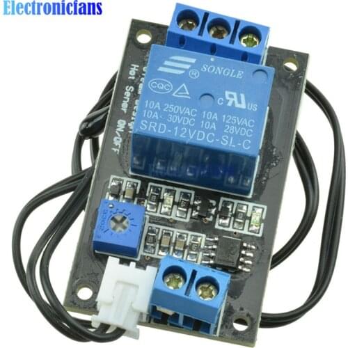 1 Channel 12V Thermistor Humidity Relay Humidity and Temperature Control Switch Relay Module
