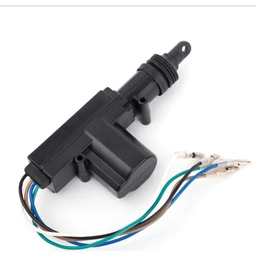 Universal Heavy Duty Power Door Lock Actuator Motor 5 Wire 12V Car Locking System Actuator Single Gun Type Kit Auto Parts