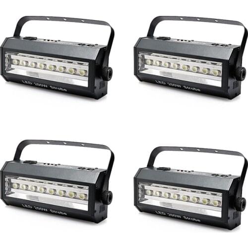 4pcs/lot Led 200W Strobe Light For Party Disco DJ Bar Light Show stroboscope 200W Strong Flash Light With DHL FEDEX shipping
