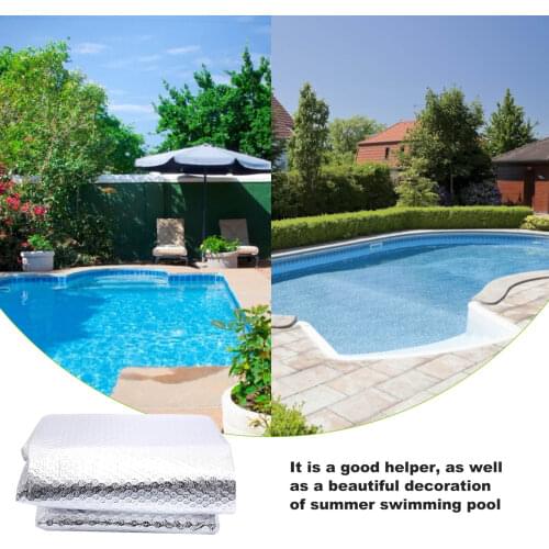 Swimming Pool Heat Preservation Cover Heat Insulation Swim Pool Cover Thermal Insulation Pool Film Dustproof Swimming Pool Hot