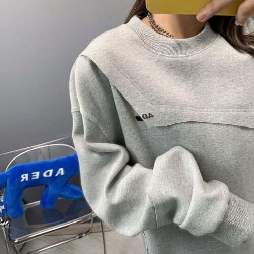 Embroidery Logo ADER ERROR Hoodie Men Women 1:1 Best Quality Adererror Pullover Fashion Casual Oversize Sweatshirt
