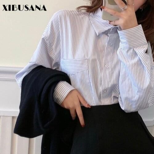 XIBUSANA Women's Oversized Shirts