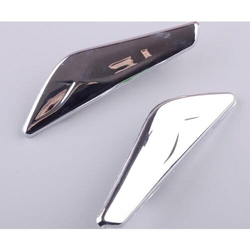 1 Pair Chrome Fender Panel Side Marker Signal Light Finisher Trim Styling Car Fit For BMW X3 X4 F25 F26 51117338570 51117338569