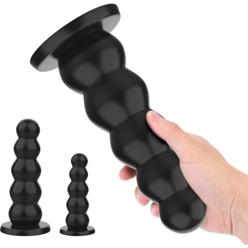 12/19cm Strong Suction Anal Plug Butt Expander Sex Toys for Women Men Big Dildos Couple Tool Adults Games Bondage Erotic Machine