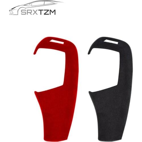 Alcantara Car Gear Shift Cover Sticker Fit For BMW E60 E70 X5 X6 Gear Shift Panel Automotive Interior Stickers