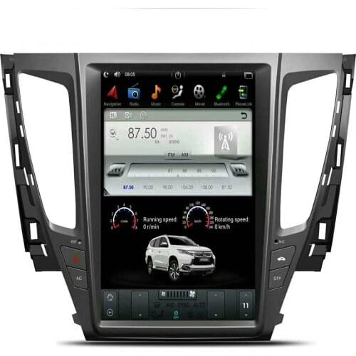 12.1" Tesla Type Android 9.0 7.1 Fit MITSUBISHI PAJERO Sport / L200 2016 2017 2018 2019 Car DVD Player Navigation GPS Radio