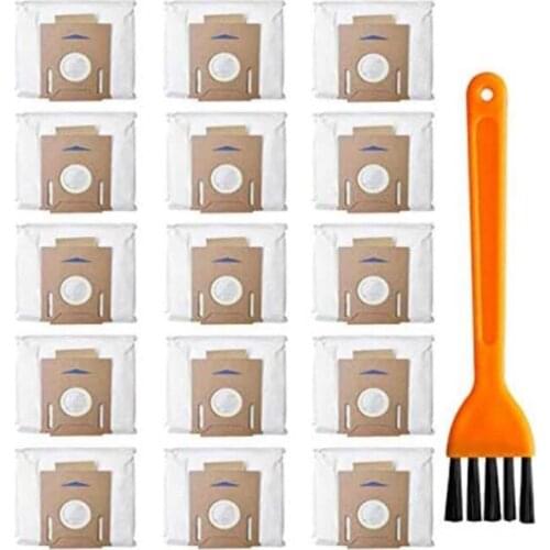 EAS-15 Pack Replacement Vacuum Dust Bags for Ecovacs DEEBOT OZMO T8 AIVI T8 Max and T8 Series DX93 Vacuum Cleaner Spare Part