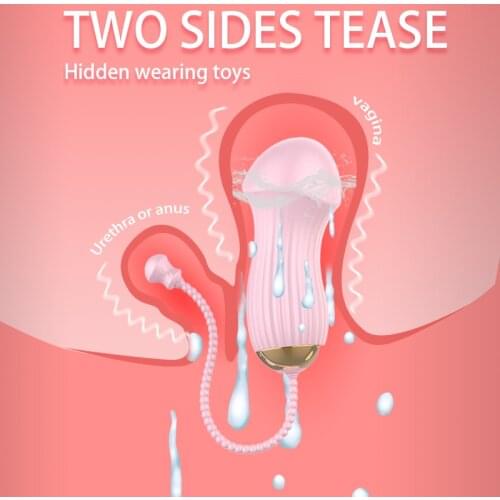 Erotic Jump Egg Female VibratorVaginal G-spot Clitoral Stimulator Mushroom-like Massager Remote Control Sex Toy For Couples