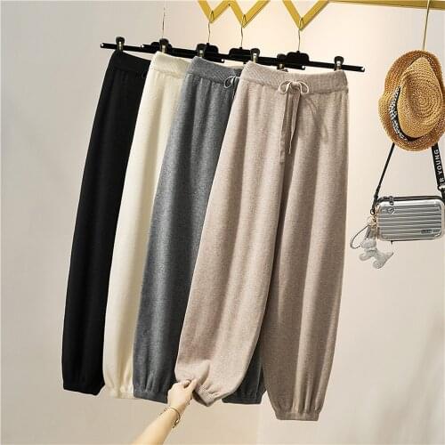 HOCANGYO Women's Knitted Trousers