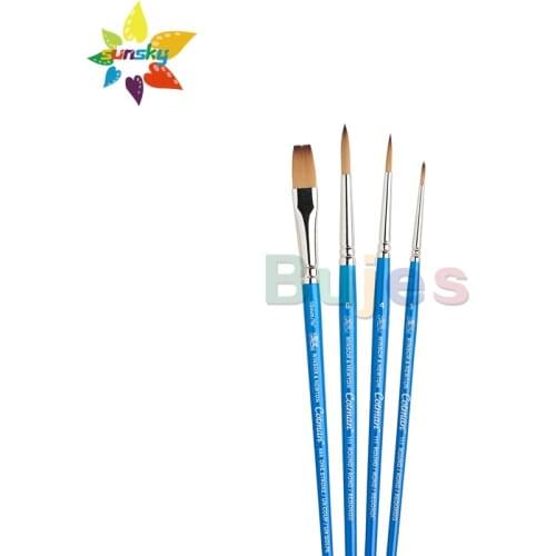 WINSOR&NEWTON Cotman Water Colour Brushes (Size: 0/2/4/6) - Script (Series Number: 222),Sharp Round Head,Art Supplies