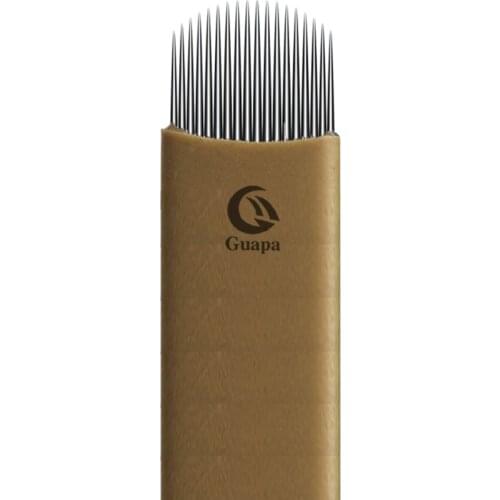 0.18mm 18U Lamina Tebori Flex Microblading U-304 Blades 18 Stainless Steel for Permanent makeup Eyebrow Manual pen