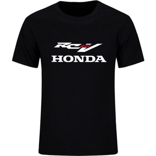 Honda RC211V motorcycle men Tshirt Rossi MOTO GP racing V5 water-cooled four-stroke engine sports T shirt fashion cotton T-shirt
