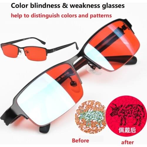 Genuine Color Blindnes Glasses for daltonism to improve colors sensitivity color discrimination for Driving/Drawing/design etc