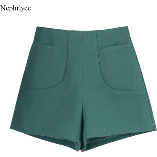 Nephrlyee Women's Wool Shorts
