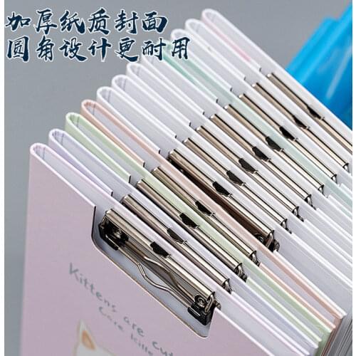 2021 New Chinese Style Writing Board Clamp Paper A4 Pad Plate Clip Office Stationery Board Clip Document File Folder