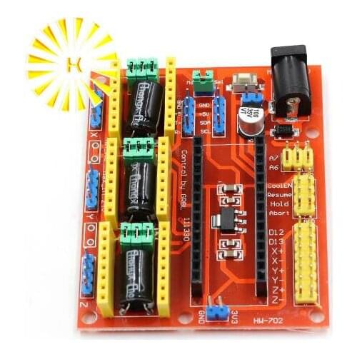 New CNC Shield V4 Engraving Machine / 3D Printer / A4988 Driver Expansion Board for arduino Diy Kit Connector