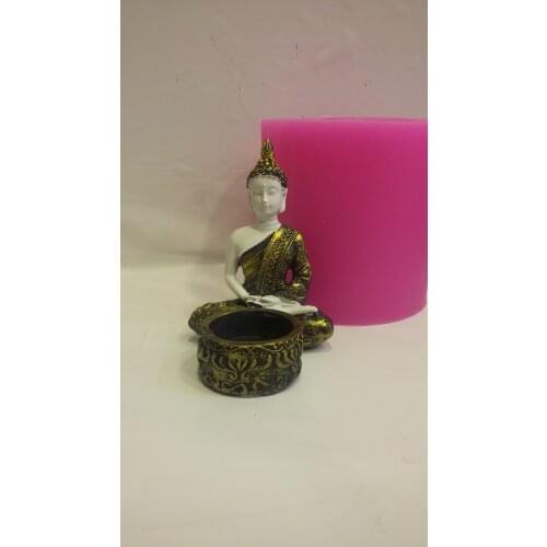 Buddha candle holder silicone mold candle decor handmade decoration candle holder