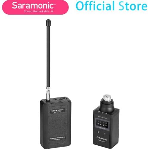 Saramonic SR-WM4CB Wireless Microphone System with XLR Plug-in Transmitter for Canon Nikon DSLR Camera Camcorder Youtube Video
