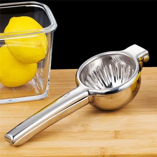 Stainless Steel Lemon Squeezer Manual Lime Citrus Press Squeezer Metal Hand Kitchen Juicer Durable Duty Stainless Steel