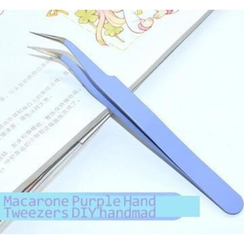 Nail Special Tool Stainless Steel Elbow Straight Head Tweezers Electronic Tweezers Manual DIY Clip Small Things Candle Making