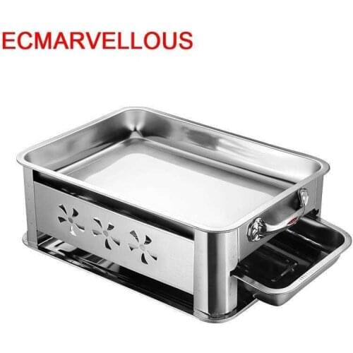 Outdoor Kitchen Asadores Portatiles Parrilla Camping Carbon Charcoal Churrasqueira Bbq Kebab Commercial Seafood Fish Grill Plate