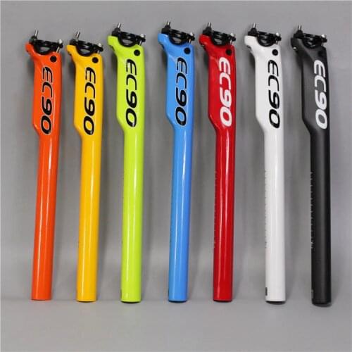EC90T800 high-strength carbon fiber + aluminum alloy double nail chuck 3K appearance road mountain bike seat tube seat post seat