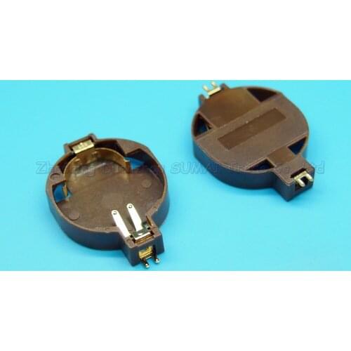 10pcs/lot CR2032 BS-10 Button Battery Holder Horizontal SMT High Temperature Resistance Environmental Protection