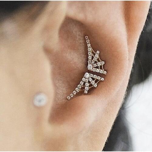 100% 925 sterling silver cz stud earring for wmen 925 silver jewelry