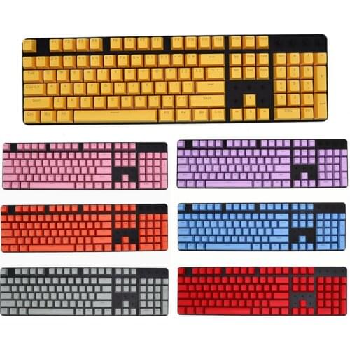 87/104 Key Cap Desktop ABS OEM Universal Backlight KeyCaps Replacement Mechanical Keyboard Key-Cap Accessory