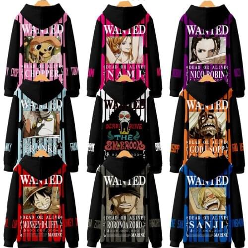 Anime Hoodie 3D Print Luffy Tony Chopper Nami Sabo Roronoa Zoro Portgas D Ace Funny Hoodie Men Women Casual Sweatshirt