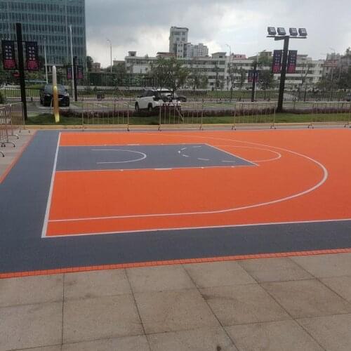 Beable PP Modular Interlocking Outdoor Portable Multipurpose Sports Flooring Removable Basketball Court