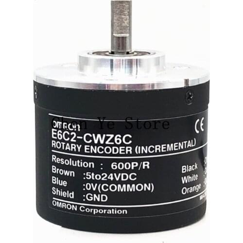 Free Shipping1PCS 100% NEW E6C2-CWZ6C 100PR/200PR/300PR/400PR/500PR 720/P/R incremental rotary encoder E6C2 CWZ6C
