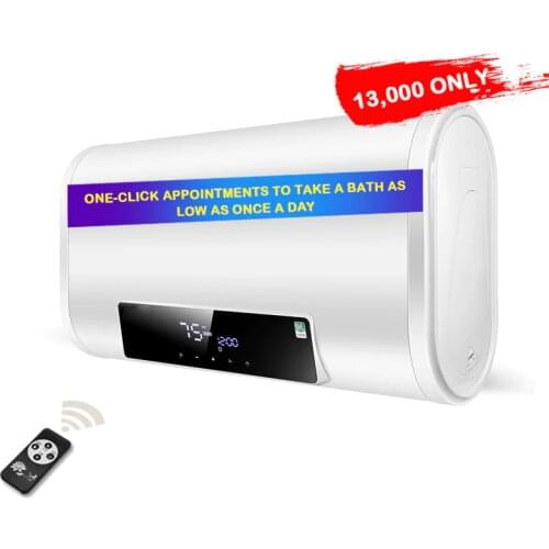 Water Storage Electric Water Heater Ultra-thin Smart Flat Bucket Electric Water Heater Electric Household Fast Heat 40-80 Liters