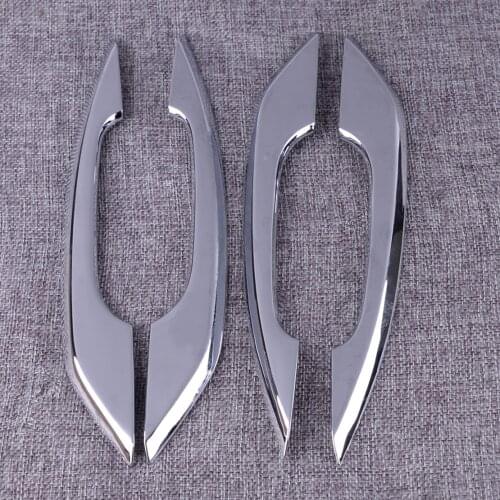 DWCX 4Pcs ABS Chrome Car Door Handle Trim Cover Strip Fit for Audi A4(B9) A5(F5) Q5(FY) 2018 2019