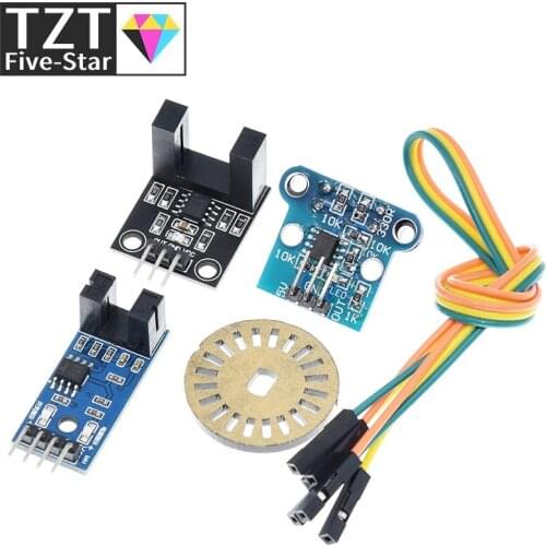 Photoelectric Beam Speed Sensor Module 3.3V-5V Slot-Type Optocoupler Tacho-Generator Counter For Arduino/51/AVR/PIC Diy Kit