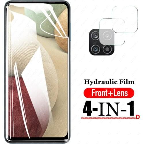 Hydrogel Film on For Samsung Galaxy A12 Screen Protector Samsun A12 A 12 6.5'' A125 Camera Lens Protective Film Not Glass