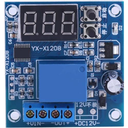 Speed Controller for AC Motor 12V Storage Battery Protection Board Undervoltage Automatically Turn On/Off Controller Module