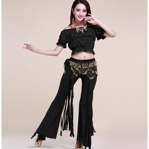 2pcs/set Belly Dance Costumes Oriental Dance Suit BellyDance Costumes Carnival Belly Dance Costume Bufandas